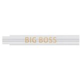 HEKA Zložljivi meter (Dolžina: 2 m, Bela, Natis: BIG BOSS) | Shoptok.si