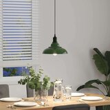 vidaXL Visilica podesiva po visini E27 sjajno zelena Ø 31 cm metal | shoptok.hr