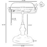 Opviq 8897-7 blackgold table lamp | ePonuda.com