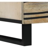 vidaXL Noćni ormarići s ladicama Bijela i crna 50 x 33 x 60 cm | shoptok.hr