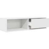 TV omarica bela 100x31x25,5 cm iz umetnega lesa, (21829773) | Shoptok.si