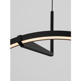 Nova Luce Mat crna LED viseća svjetiljka aluminijska s mogućnosti zatamnjivanja ø 60 cm Tilia – | shoptok.hr