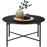 Mömax Klubska Miza Monza, Črna, Ø 80 Cm | Shoptok.si