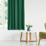 Curtain VILA color bottle green style classic flex 7.5 cm with double pleat velvet 400x175 HOMEDE | shoptok.hr