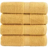ručnici za pranje SOLUND 4 kom zlatne boje 30x30 cm 600 g/m²