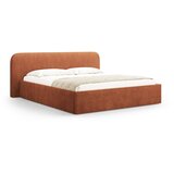Micadoni Ciglasti tapecirani bračni krevet s prostorom za odlaganje s podnicom 140x200 cm Elizabeth – | shoptok.hr