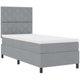  Krevet s opruga kutije Svijetlo siva 90 x 200 cm tkanina | shoptok.hr