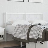 Maison Chic kovinsko posteljno vzglavje - vzglavna omarica - nočna omarica belo 135 cm, (21704400) | Shoptok.si