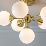  Endon 76501 - Zlatni luster na štangu OSCAR 6xG9/5W/230V | Eponuda.com