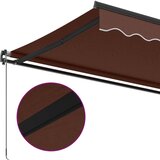 Tenda na ručno uvlačenje smeđa 400 x 350 cm | shoptok.hr