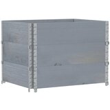  Vrtna sadilica siva 80x60 cm od masivne borovine | Eponuda.com