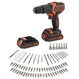 Black & Decker AKUMULATORSKI UDARNI VRTALNIK BLACK & DECKER SET BDCDC18BAFC | Shoptok.si
