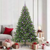 vidaXL Umestno božično drevo med 300 LED Zelena 180 cm PE in PVC | Shoptok.si