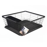 Orion Črn kovinski odcejalnik posode 36x30,5 cm Radka – | Shoptok.si