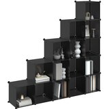  Kockasti organizator za pohranu s 15 kocki crni PP | Eponuda.com