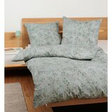 Janine POSTELJNINA 135/200 cm žajbljevo zelena | Shoptok.si
