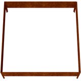 Povišena vrtna gredica 100 x 100 x 33,5 cm od čelika COR-TEN | shoptok.hr