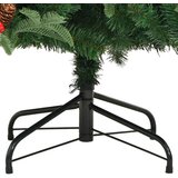 vidaXL Umjetno božićno drvce Zelena 210 cm PVC i Metal i Plastika | shoptok.hr