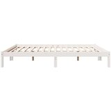 vidaXL dugi okvir kreveta bez madraca bijeli 200 x 220 cm od borovine | shoptok.hr