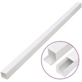 vidaXL Kanalice za kabele 40 x 40 mm 30 m PVC | shoptok.hr