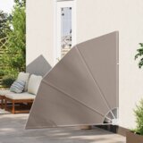 vidaXL Zaslon za privatnost na balkonu Sivo-smeđa 140 x 140 cm tkanina | shoptok.hr