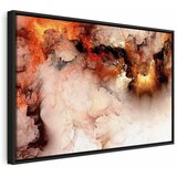  Slika - Volcanic Abstraction (1 Part) Wide 120x80 U crnom drvenom okviru | shoptok.hr
