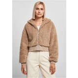 UC Curvy Women's short oversized jacket Sherpa softtaupe Cijene
