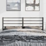  Metalno zamjensko uzglavlje crno 135 cm | shoptok.hr