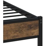  Okvir kreveta bez madraca s uzglavljem boja hrasta 160x200 cm | shoptok.hr