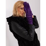 Wool Fashion Italia Gloves-AT-RK-2370.96-dark purple | Shoptok.si