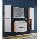 MID.YOU Visoka Omara Lendas, Bela, Hrast | Shoptok.si