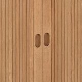 Actona Niska komoda u dekoru hrasta s kliznim vratima u prirodnoj boji 160x80 cm Langley – | shoptok.hr
