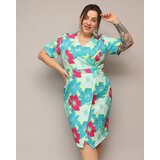 Resti Women's floral fabric dress PLUS SIZE | Shoptok.si