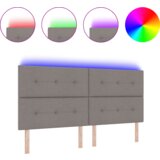  LED Naslon za glavo Taupe 100 cm Tkanina, (22067222) | Shoptok.si