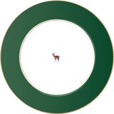Pip Studio Love Birds - krožnik Deer Dark Green - 26,5 cm Cene