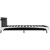  Okvir za krevet od umjetne kože s LED svjetlom crni 180x200 cm | shoptok.hr