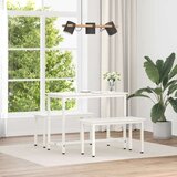  Klupa Bijelo 80 x 35 x 45 cm Čvrsto borovo drvo | shoptok.hr