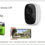 Bežična IP Kamera na baterije 4MP 2.8mm 9600 mAh | Eponuda.ba