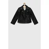 Abercrombie & Fitch Dječja biker jakna boja: crna