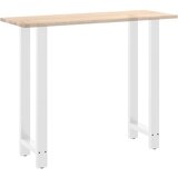  Noge za barski stol Bijele 2 kom 50 x (110-111) cm Čelične | shoptok.hr
