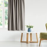 Restilo blackout curtain, beige, smooth finish, classic design, with tieback, multifunctional tape, substantial blackout fabric, 140 x 280 cm | shoptok.hr