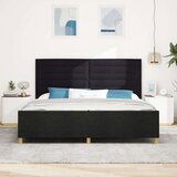  Crni Tkani Krevetni Okvir 200x200 cm | shoptok.hr