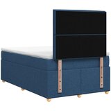  Boxspring krevet s madracem Plava 120 x 200 cm Tkanina | shoptok.hr