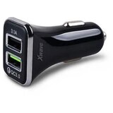 X Wave Auto punjač, 2xUSB, 3A, C22-2, crna Cene