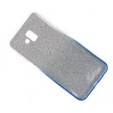 Nillkin silikonski ovitek z bleščicami bling za samsung galaxy J6 plus 2018 J610 srebrn z modrimi bleščicami | Shoptok.si