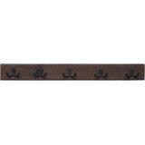  Vješalica Smeđa 60 x 7 x 8 cm Čvrsto drvo iz reciklaže | shoptok.hr