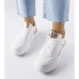 Gemre White sneakers with beige inserts Margarita | Shoptok.si