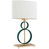  Argon 8317 - Stona lampa PERSEO 1xE27/15W/230V 42 cm krem/zelena | Eponuda.com