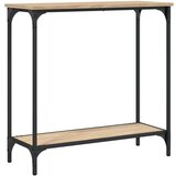  Konzolni stol boja hrasta 75 x 30 5 x 75 cm konstruirano drvo | shoptok.hr