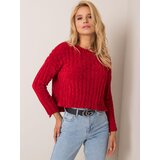 RUE PARIS Sweater-19-SW-4557.60-dark red | Shoptok.si